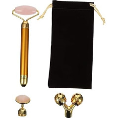 Outanaya 1 Set Jade Face Roller Massager Natural Beauty Tool for Skin Tightening Wrinkle Reduction for Facial Treatments and Personal Care