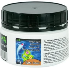 Kata Pond - 50 g of 1.5 g preparation per 1000 l (1 m³) of water, in case of strong occurrence of thread algae 2 g per 1000 l (1 m³) of water.