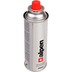 Alpen Camping IK300 14x Butane Gas Cartridge Gas Bottle for Gas Stove Camping Stove Bunsen Burner Soldering Torch 400 ml (Pack of 14)