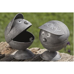 Aschenbecher Smoky 2sort H16cm Material: Eisen