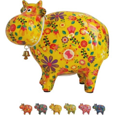 netproshop Pomme Pidou Ceramic Cow Money Box, Selection: Springtime
