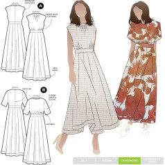 Style Arc Sewing Pattern - Trinnie Woven Dress (Sizes 04-16)