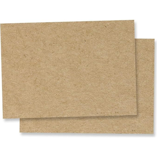 100 Sheets - A3 200 g Kraft Paper Brown Cardboard