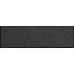 Salonloewe Doormat 030 x 100 cm Anthracite Doormat Indoor Outdoor Dirt Trapper Mat Clean Running Carpet