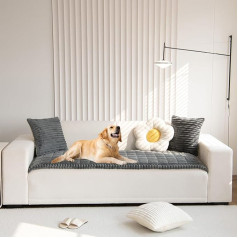 Situhaonan Thick Sofa Cover for Pets, Washable, Couch Cover, Non-Slip Sofa Cover, Non-Slip Sofa Cover for 1 2 3-Seater, Pet Mat (Dark Grey, 70 x 180 cm)