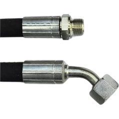 Hydraulic Hose 6100 mm 2SN DN10 | Thread G3/8 Inch | EGR - DKR45 | Nominal Pressure 330 bar