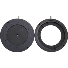 Mikroskop-Zubehör-Set Objektträger-Vorbereitungskamera Blendenverstärkungsdurchmesser Zoomblende Kondensor Kameraobjektiv Mikroskop-Zubehör