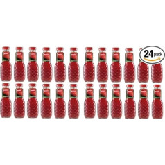 24 Bottles of 200 ml Granini Strawberry Fruit Juice Drink in Reusable Deposit Glass Bottles Strawberry Drinking Enjoyment from Onlineshop Bormann