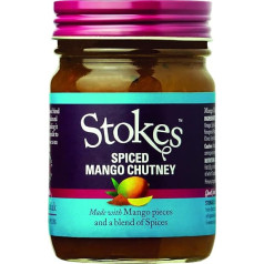 Stokes Mango Chutney, Fruity Sweet in Taste with Refreshing Mango Aroma and Exotic Curry Note, 1 x 270 g