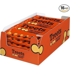 Treets The Peanut Company 100 g Peanuts Coated with Chocolate 16 Bags