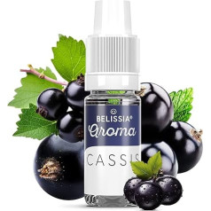 Belissia Food Flavour - Cassis - High Dose Food Aroma 10 ml For Use in Food & Beverages, for Nebulisers, Mist Machines, Diffusers and Much More
