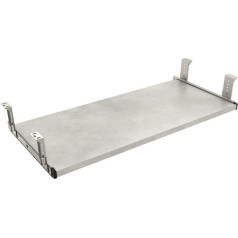 ‎Frmsaet FRMSAET Furniture Accessories Office Product Suits Hardware 53 cm / 60 cm / 76 cm Keyboard Drawers Wooden Holder Under Desk Height Adjustable Platform (76 cm, Grey Stone)