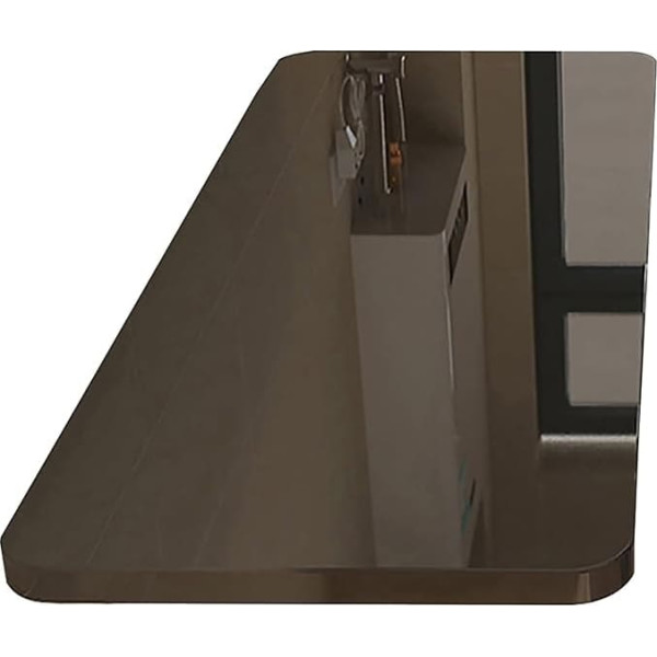 Coppervibes Laundry Folding Table, Wall Mounted Floating Desk, Folding Wooden Workbench with Bracket for Office, Bedroom, Kitchen (Color)