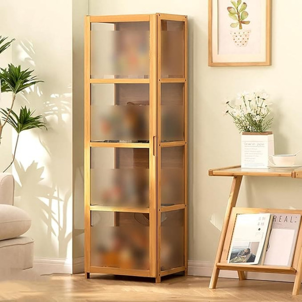 Lxxbddm Collectibles Display Case, Wooden Display Case, Acrylic Display Case, Acrylic Collection Display Case, Multifunctional Dustproof Acrylic Display Case, Clear Display Case for Living Room and Office 42