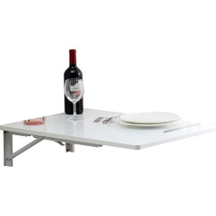 Taipingoz Wandklapptisch Küchentisch, Wandtisch klappbar, Klappbarer Küchentisch aus Holz (Kleiner Platz, Computertisch for Arbeitszimmer, Schlafzimmer, Badezimmer)(60x60cm(23.6x23.6in))