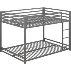 ‎Dhp Furniture DHP Miles Metal Bunk Bed Silver Double/Double