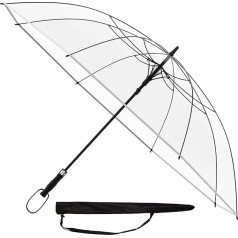 Sternenfunke Umbrella XXL 130 cm Transparent, transparent-white,
