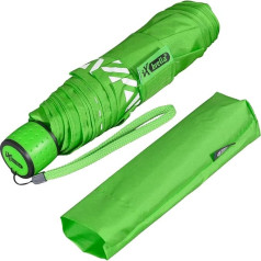iX-Brella Mini Children's Umbrella, Safety Reflex, Extra Light, neon green