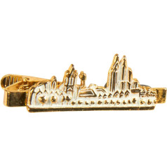 Tie Pin Cologne Skyline Gold, Plastic