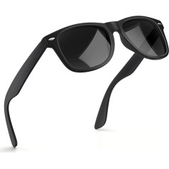 wearPro Sunglasses Men Women Polarised Rectangular Sunglasses Unisex Retro Classic Vintage Polarised Glasses UV400 Protection Classic Sunglasses Square for Driving