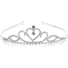 LuLiyLdJ 1 Queen Crown, Princess Children's Crown, Birthday Crown, Communion Wreath of the Little Girl, Bridal Headpiece, Bridal Wreath, Coronation Ceremony