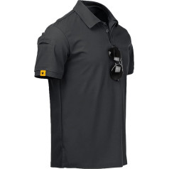 geeksport Poloshirt Herren Kurzarm Freizeit Sport Polo Golf Tshirts Männer Polohemd