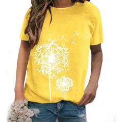Pitashe Tops Women's Summer T-Shirt Unique Eye Motif Print Tops Casual Crew Neck Short Sleeve Shirt Tunic T-Shirt Casual Tee Top Blouses Sweatshirt Pullover Teenager Girls