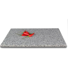 Granite Chopping Board, Stone Plate, Granite Plate, Serving Plate (Granite Crystal, 30 x 20 x 1 cm)