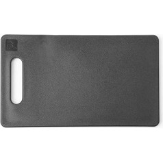 HENDI Schneidbrett Schwarz mit Griff Beidseitig verwendbar 250x150x(H)10mm HDPE black (Packung mit 10)