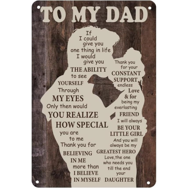 Quimoy Vatertagsgeschenk von Tochter, Papa Geburtstagsgeschenk, Geschenk für Papa,