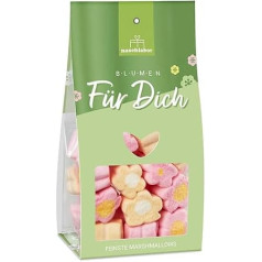 Flowers for You Marshmallows in Gift Box | Flower Power Marshmallow Mix by naschlabor - The Colourful Mix for Your Loved Ones | Gift for Partner | Ideal as a Gift