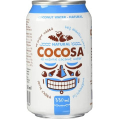 DIET-FOOD Cocosa Coconut Water Coconut Water Coconut Water Carbonated Country of Origin Vietnam No Artificial Additives and No Sugar 330 ml