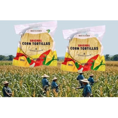 Tortilla 2x500g 2x25 Stück mit Nixtamal vegan, gentechnikfrei, glutenfrei