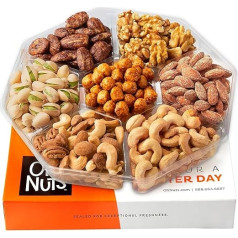 Oh! Nuts Freshly Roasted Nut Gift Tray 6-section 1 Pound Gift Tray by Oh! Nuts?