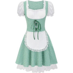 Lady Carnival Waitress Outfit Cosplay Fancy Party Dress - C2-XL