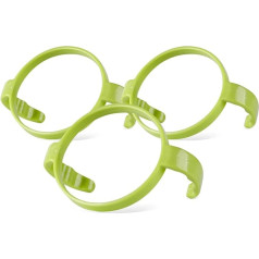 3 x Compatible Baby Bottle Handle for Comotomo Bottles 8oz and 5oz (Green)