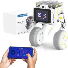 Two Wheel-Legged Robot, Integrated Raspberry Pi CM4 Modules, AI Visual Recognition and Voice Interaction, Desktop Level Dual-Wheel-Foot Structure Adaptive Balancing Robot
