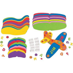 Fun Express Foam Flying Gliders Craft Kits (Makes 12)
