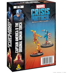 Atomic Mass Games Marvel Crisis Protocol Captain America & The Original Human Torch