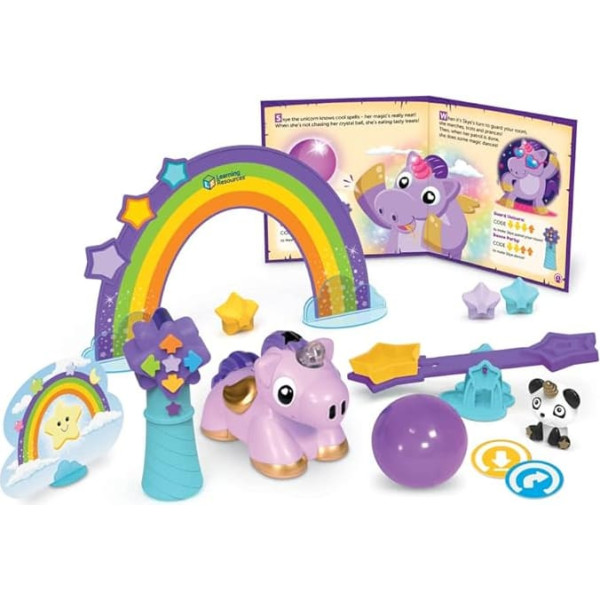 Learning Resources Coding Critters MagiCoders Skye The Unicorn Programming Toy for Kids Mint Toys Gifts for Children from 4 5 6 7 Years Boys and Girls