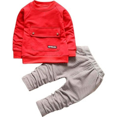 2019 Children’s Clothing for Boys and Girls - Long-Sleeved T-Shirt Set, Casual Outfit for Babies and Young Children