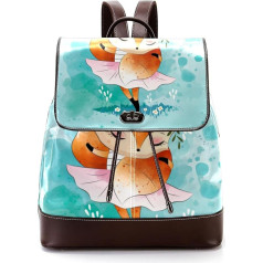Personalisierte Schultaschen Büchertaschen für Teenager Little Fox, Mehrfarbig, 27x12.3x32cm, Rucksack Rucksäcke
