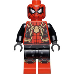 LEGO Superheroes: Spider-Man Minifig with Built-In Suit and Red Cape