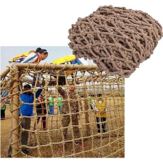 Climbing Net, Outdoor Climbing Nets, Hemp Rope Ladder Nets, Improve Balance and Coordination for Adult Decoration (Size: 4 x 7 m) (Colour: One Colour, Size: 3 x 6 m (9.9 x 18.1 cm)