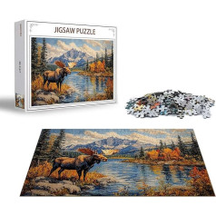 Puzzle REH Puzzle 6000 Teile Tier Holzpuzzle Erwachsene, Premium Quality Klassische Wooden Lernspiel, DIY Klassische Spaß Jigsaw Erwachsene, Challenging Game Jigsaws für Wohnkultur Geschenk x-496