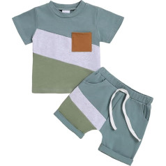 2025 Sommer Jungen Und MäDchen Feste Taste Hemd Hosen Set Casual Shorts Kinderanzüge Outfit 2-teilig Hawaiihemd LäSsig Kinder Kleidung Gentleman Outfits
