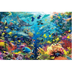 Puzzle for Adults, 1500 Pieces, Children's Puzzle, Toy, Gift Toy for Underwater World, Best DIY Home Decor