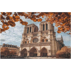 Wood Puzzle Notre Dame De Paris Series Poster DIY Model Kit for Adults and Teenagers Ideal Christmas and New Year Gift 2000 Pieces