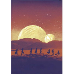 1000-teiliges Puzzle, Film-Duness-Kunst-Poster, Puzzle für Erwachsene, Familien-Dekompressionsspiele, Xq500Zy, 26 x 38 cm