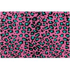 Rose Red Leopard Print Picture Jigsaw Puzzle for Adults 1000 Wooden Jigsaw Puzzles Funny Puzzles Games Birthday Gifts